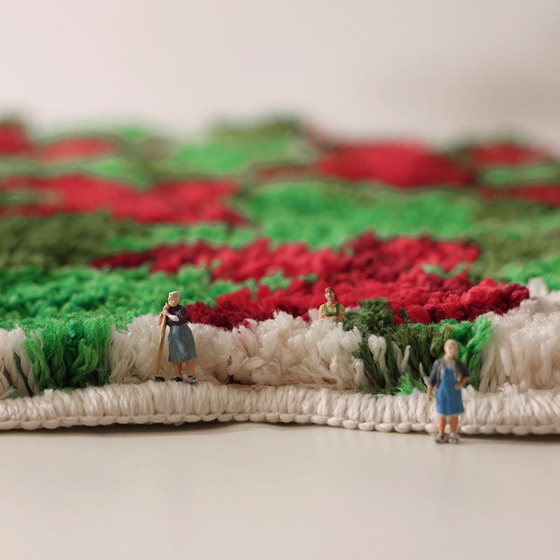 Christmas tree-shaped decorative door and floor rug Kalsten