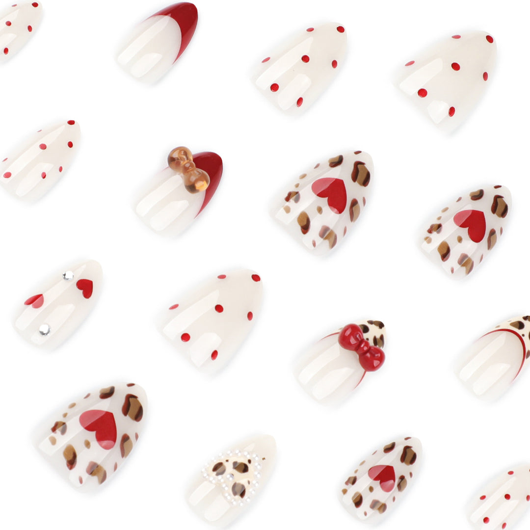 Creative Nail Art with Heart and Cookie Design Kalsten