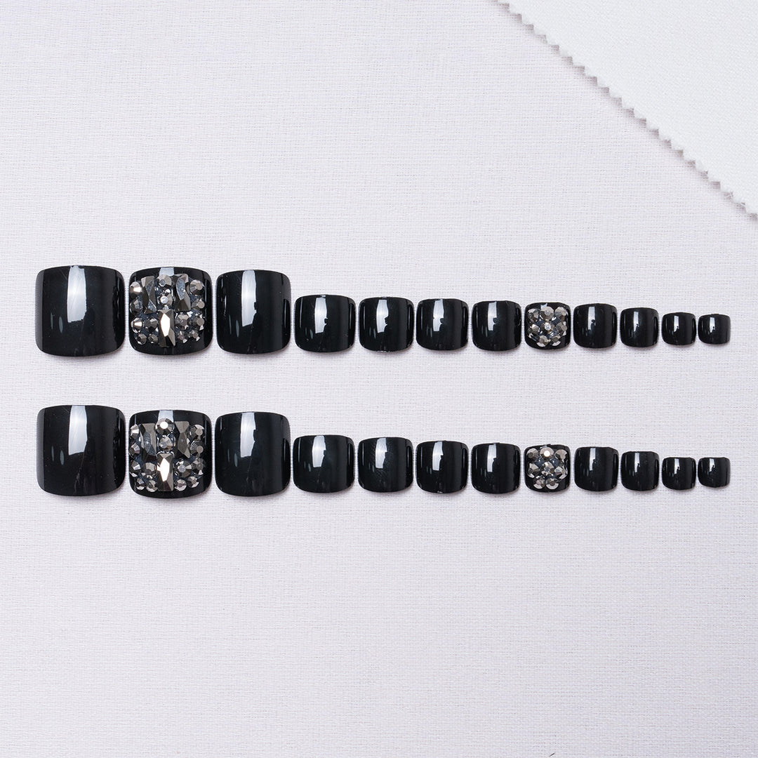 Decorative Rhinestone Pedicure Set  1791110394