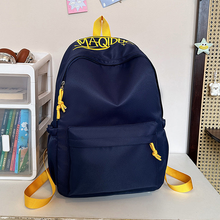 Casual Textured Backpack Kalsten