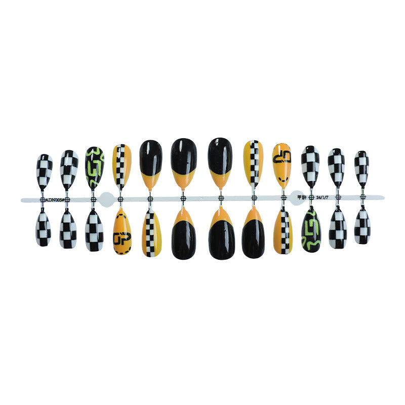 Racing Inspired Press-On Nail Set Kalsten