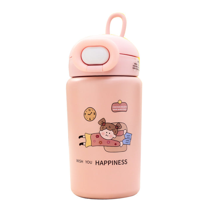 Women's insulated drinking bottle with practical screw cap and cute design Kalsten