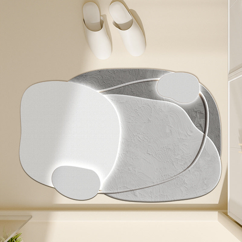 Floral-Inspired Decorative Bath Mat Kalsten