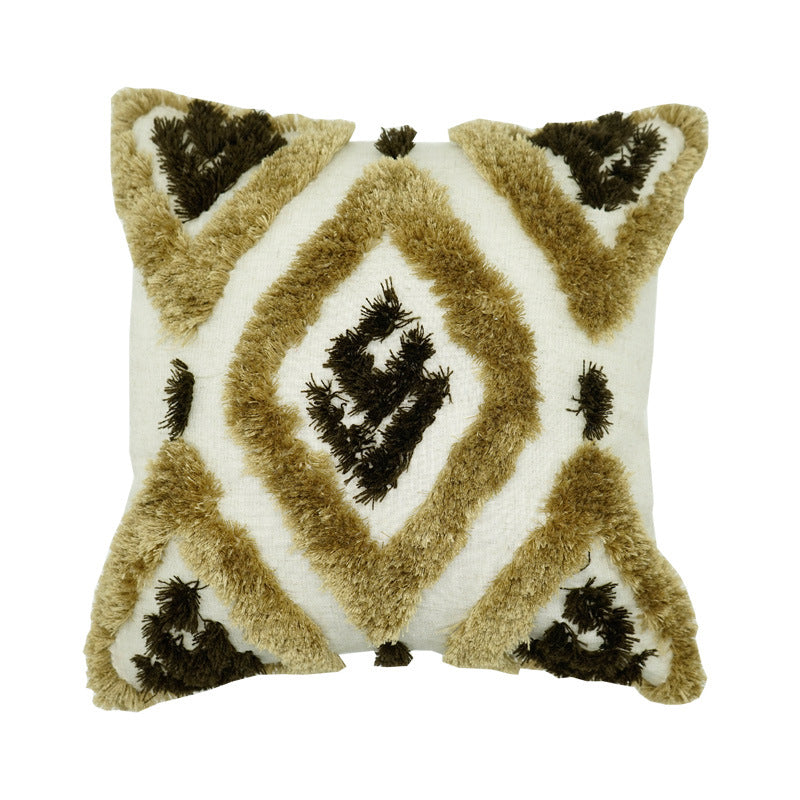 Bohemian Textured Accent Pillow