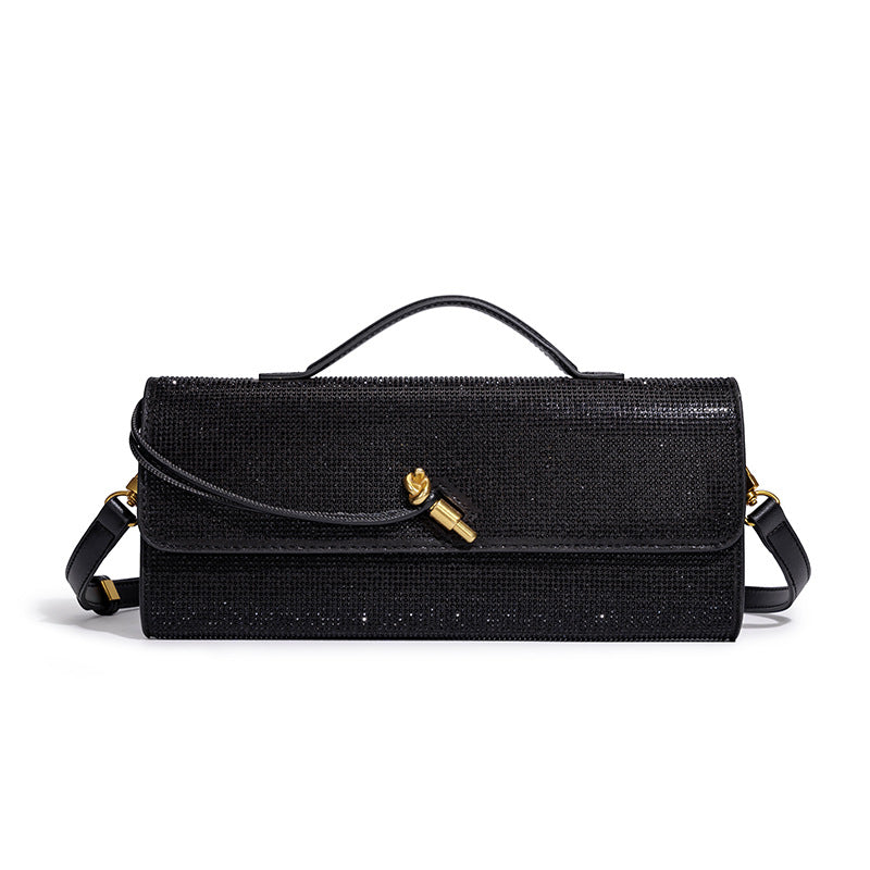 Elegant Rhinestone-Embellished Evening Clutch Kalsten