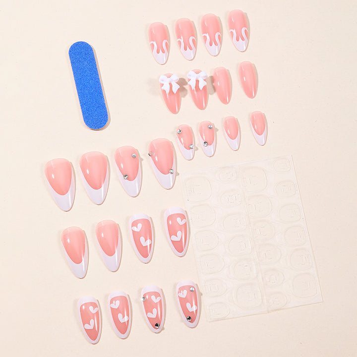 Heart-Inspired 3D Nail Art Design Kalsten