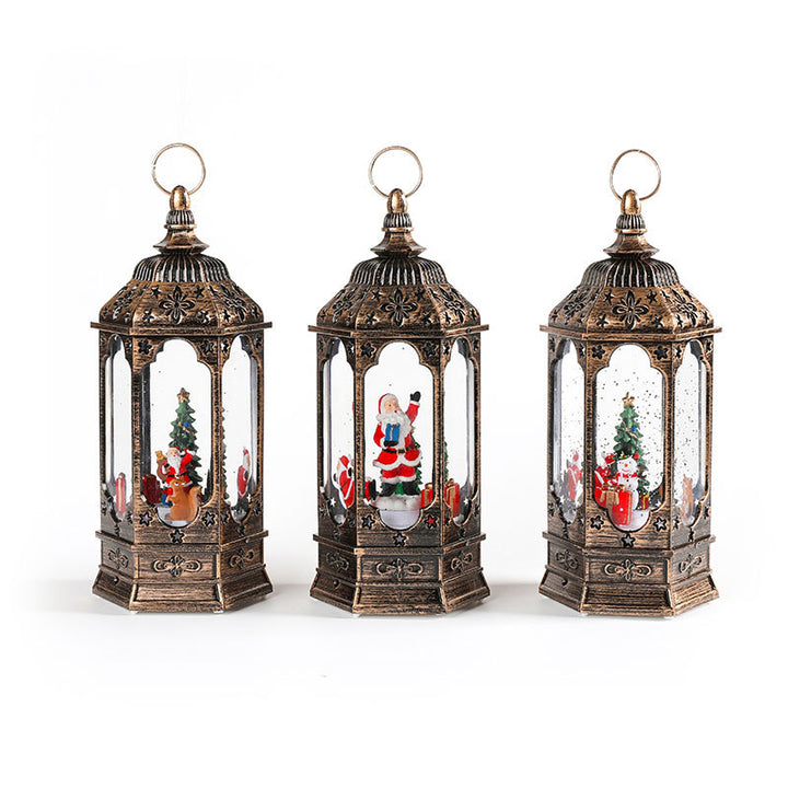 Illuminated Vintage Christmas Lantern Kalsten