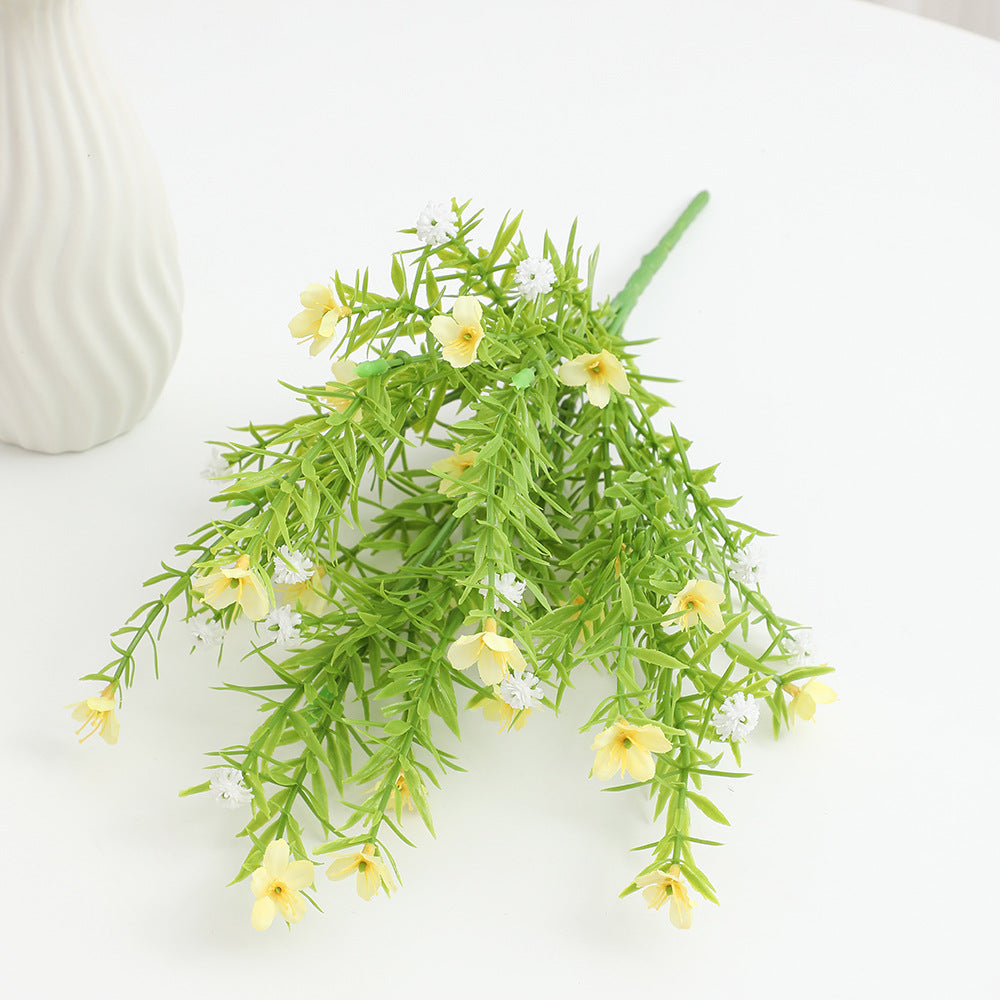 Artificial flower stem with fine blooms