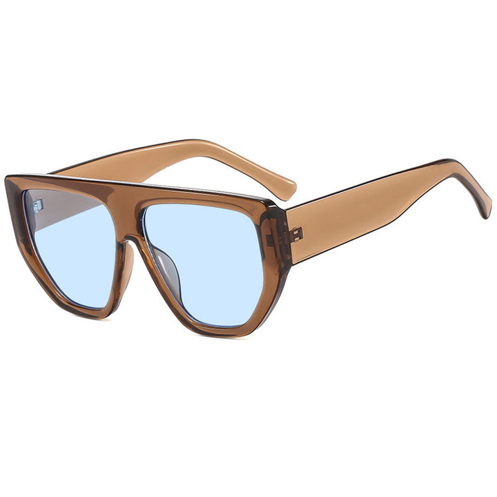 Women's fashionable oversized sunglasses with innovative Kalsten frame