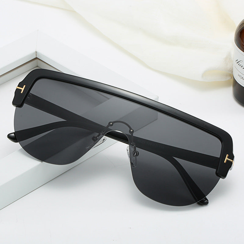 Contemporary Full-Frame Shield Sunglasses Kalsten