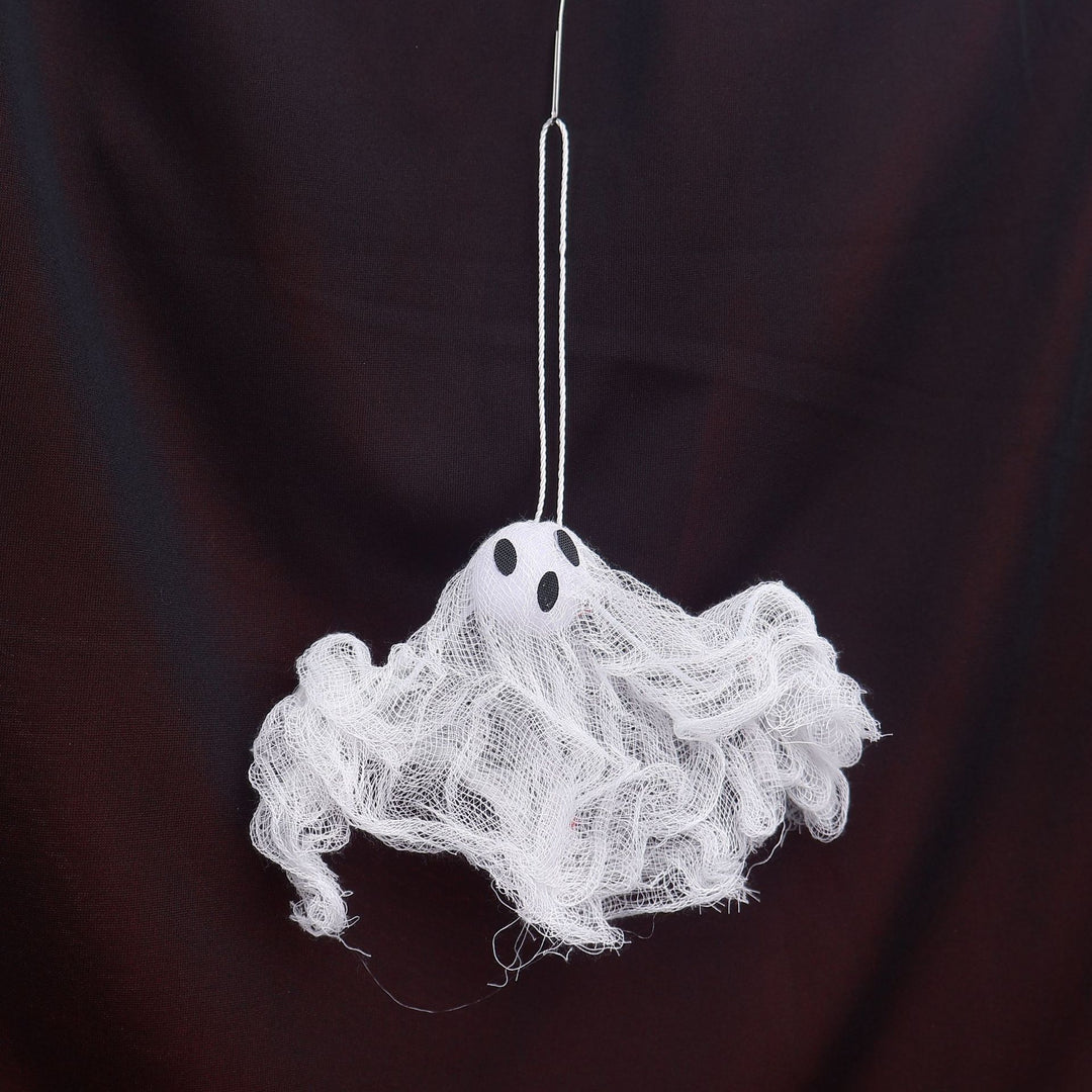 Decorative ghost figure made of satin