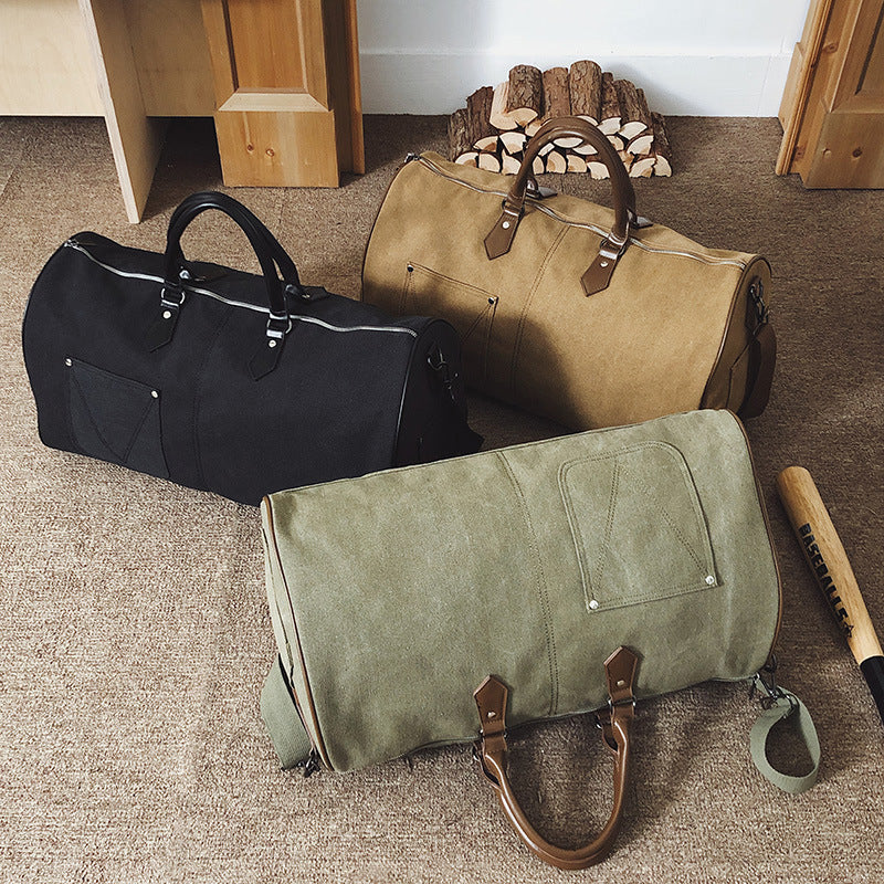 Durable Canvas Weekender Duffel Bag Kalsten