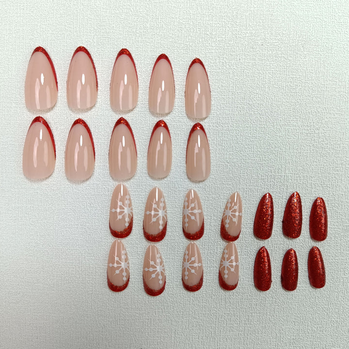 Artistic Long-Lasting Press-On Nail Set Kalsten