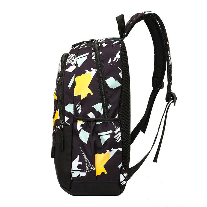 School backpack with multiple compartments and matching accessories Kalsten