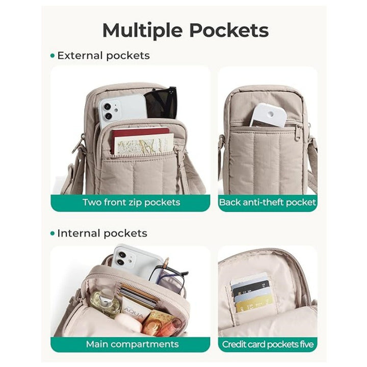 Fashionable shoulder bag with practical compartments Kalsten