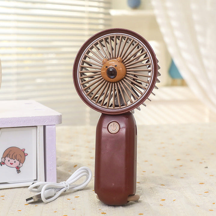 Women Portable Handheld Fan with Animal Design Kalsten