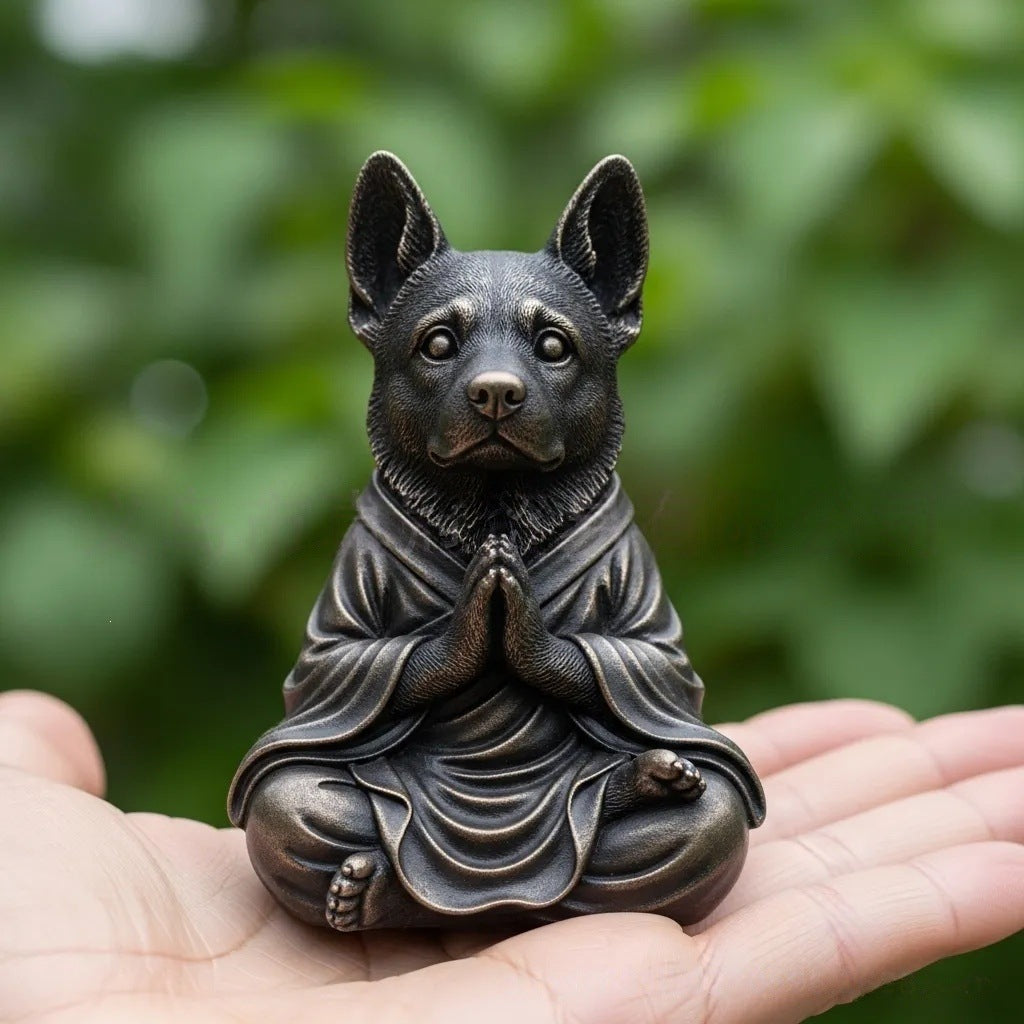 Decorative Meditating Dog Figurine Kalsten