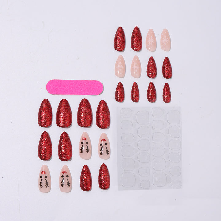 Creative Nail Art Kit with Sparkling Glitter and Festive Designs Kalsten