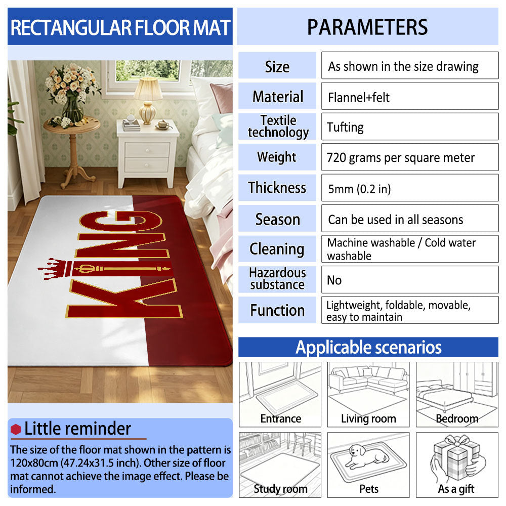 Tropical-Themed Decorative Doormat