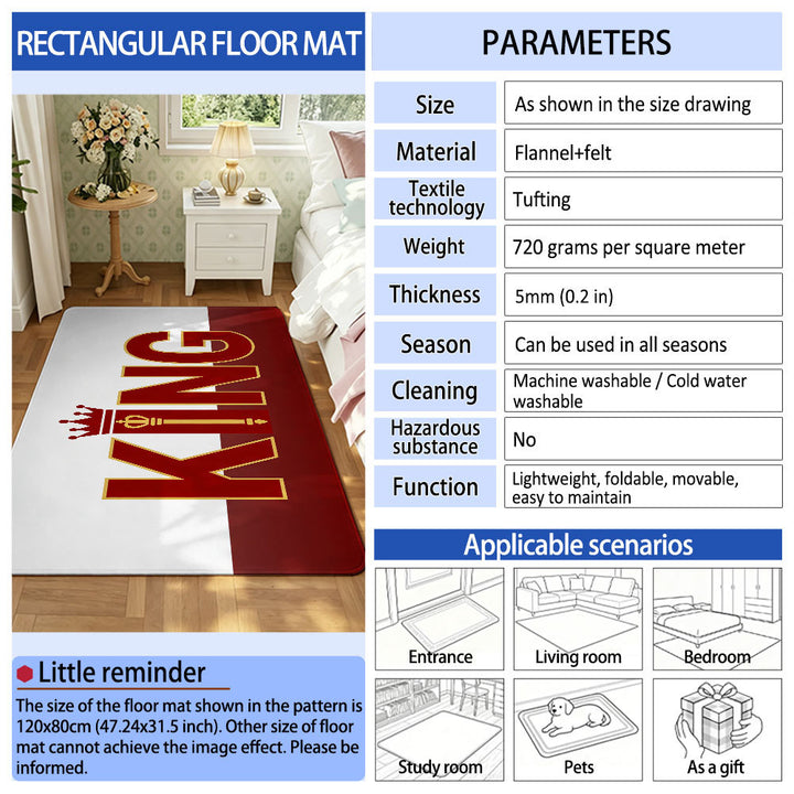Tropical-Themed Decorative Doormat