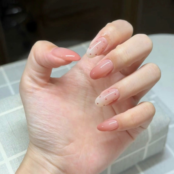 Glossy Ombre Press-On Nail Extensions Kalsten