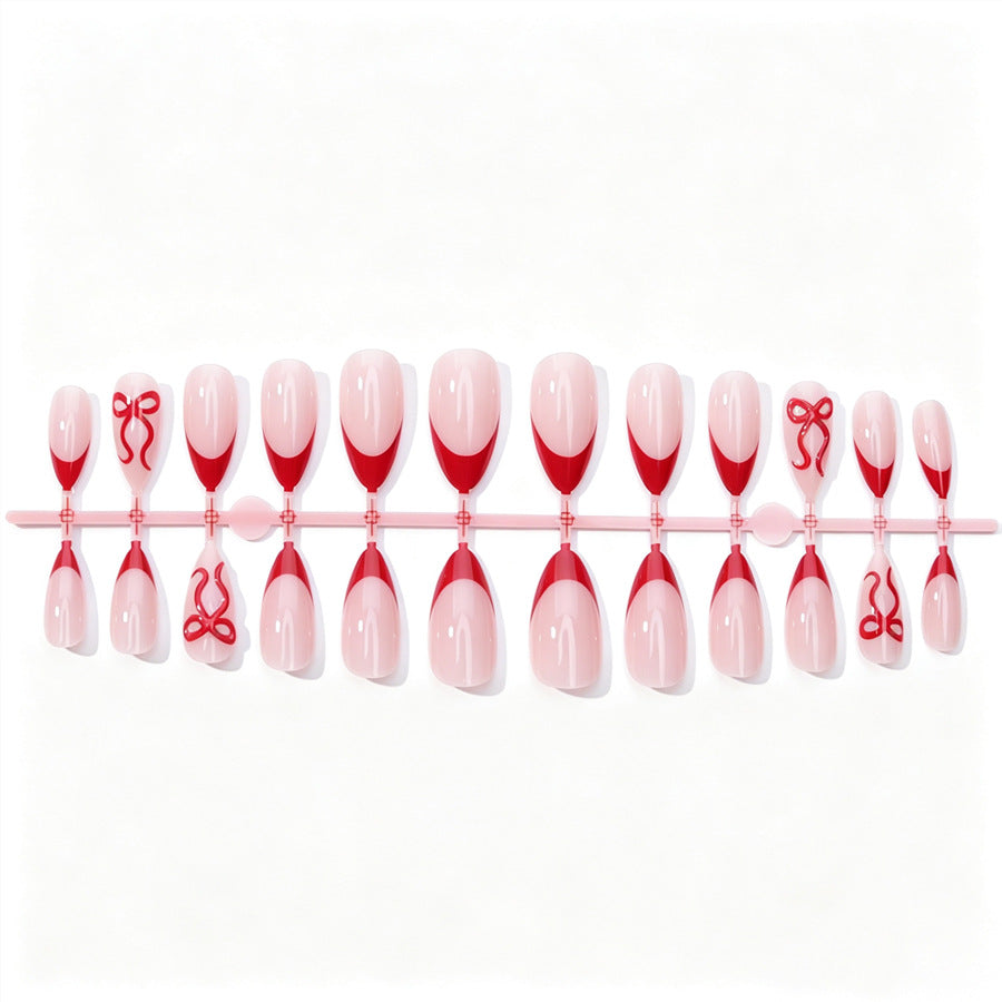 Elegant Dual-Tone Press-On Nail Set Kalsten