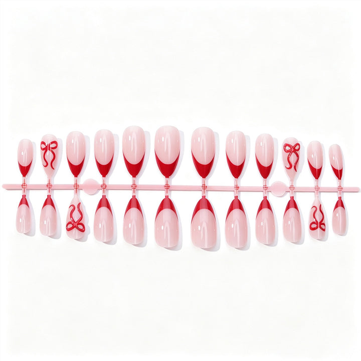 Elegant Dual-Tone Press-On Nail Set Kalsten