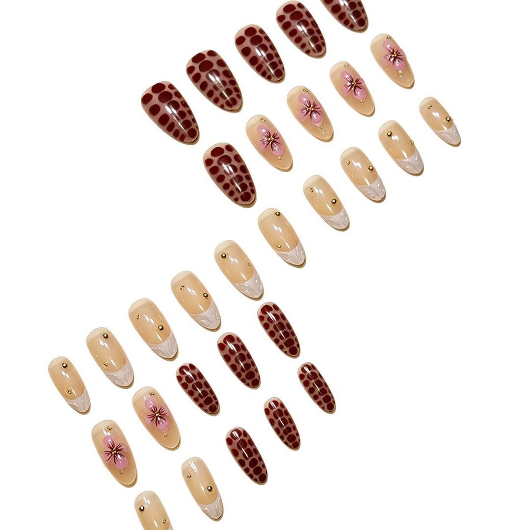 Floral Art Press-On Nail Tips Kalsten