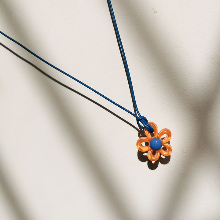 Floral Pendant Necklace Kalsten