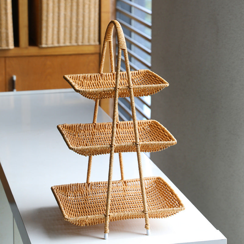 Handcrafted Woven Serving Basket Kalsten