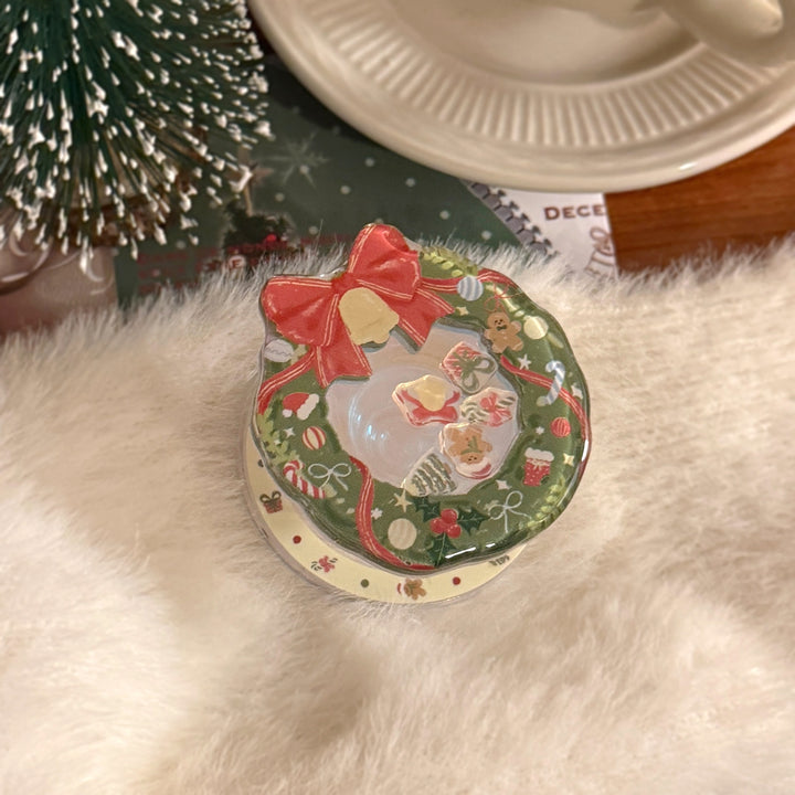 Decorative ceramic coaster in Christmas design Kalsten
