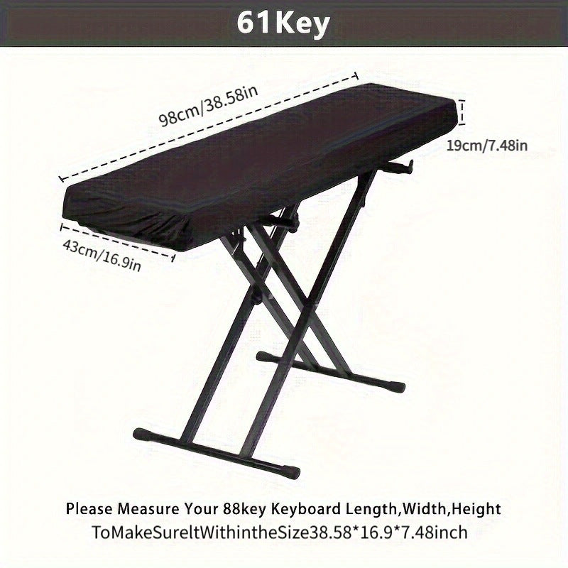 Keyboard stand with infinitely adjustable legs and padded seat Kalsten