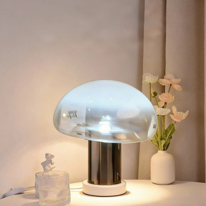 Modern Glass Dome Table Lamp