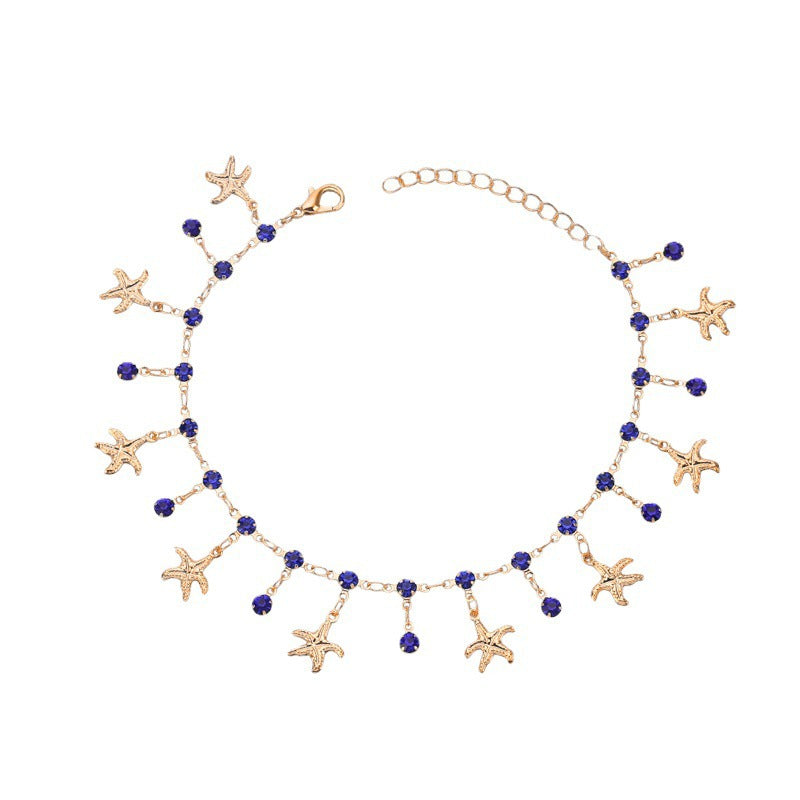 Starfish Charm Anklet Kalsten