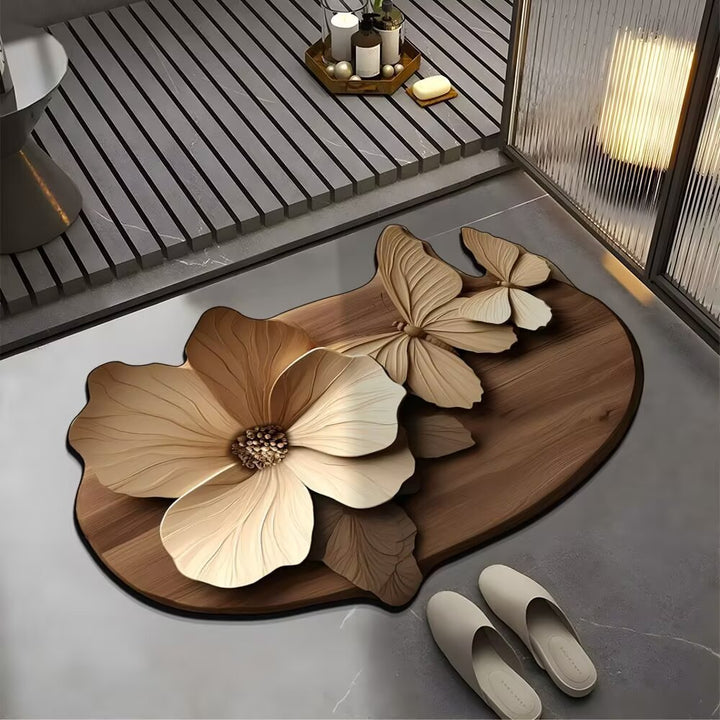 Artistic Butterfly Bath Rug
