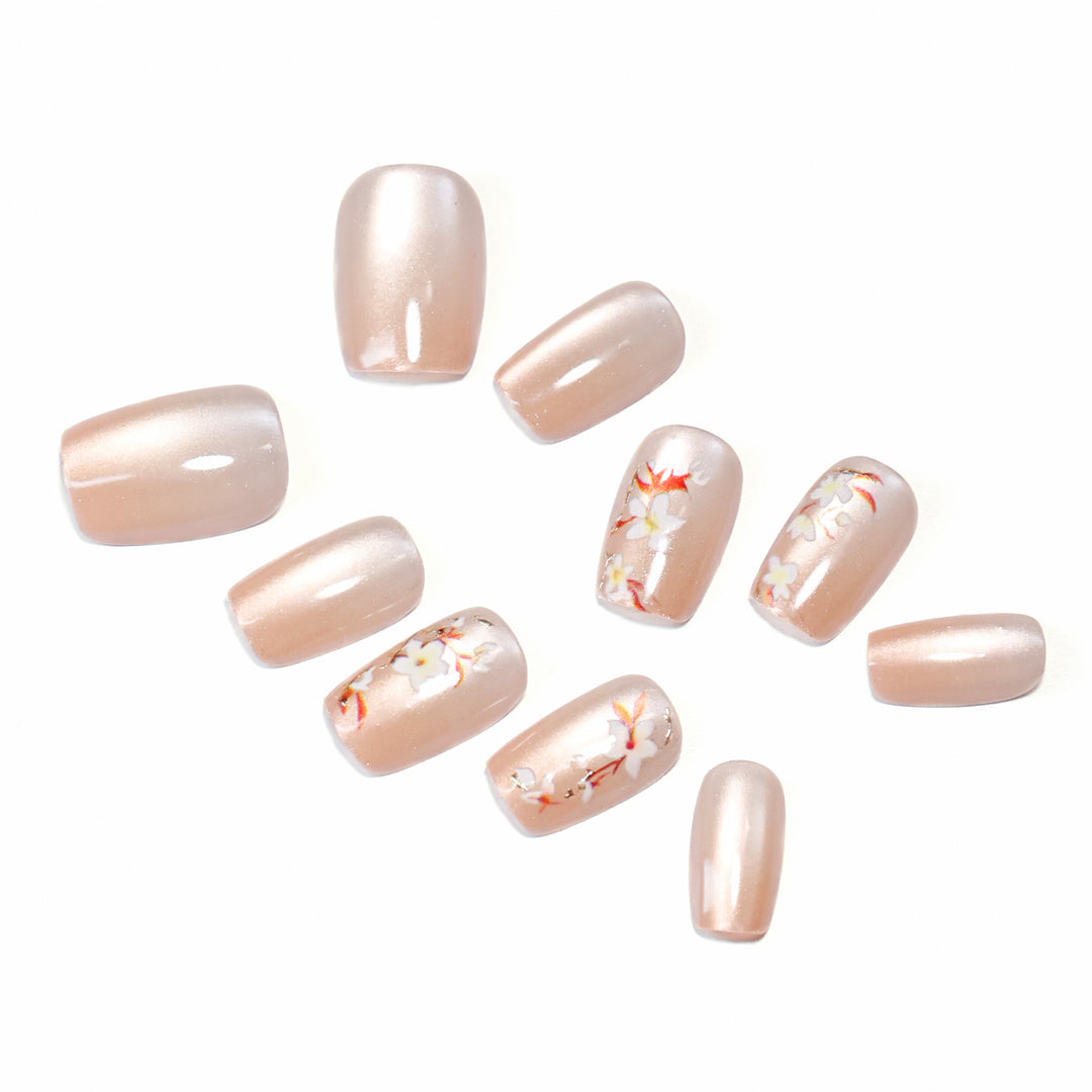 Artificial Nail Art with Timeless Floral Design Kalsten