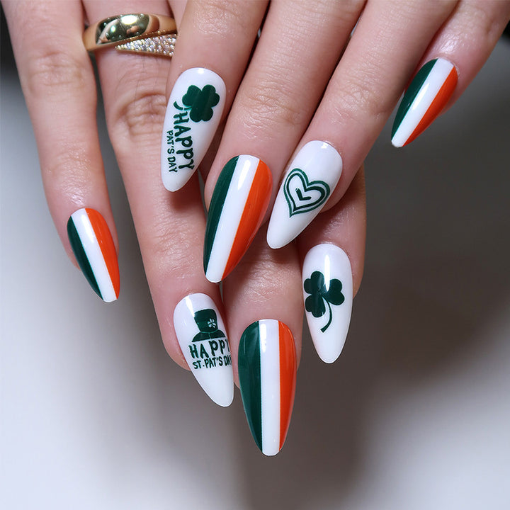 Trendy Nail Art in Irish Style Kalsten