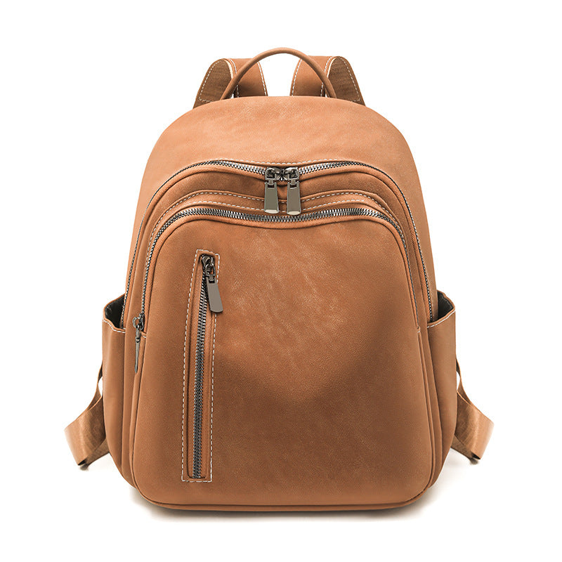 Stylish Leather Backpack Kalsten