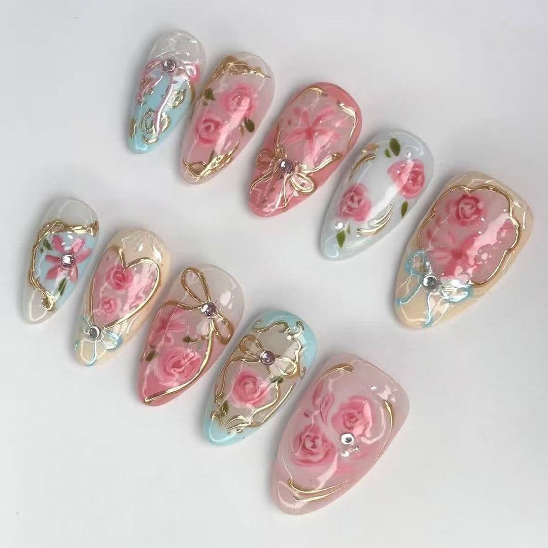 Artfully Decorated Fingernails Kalsten