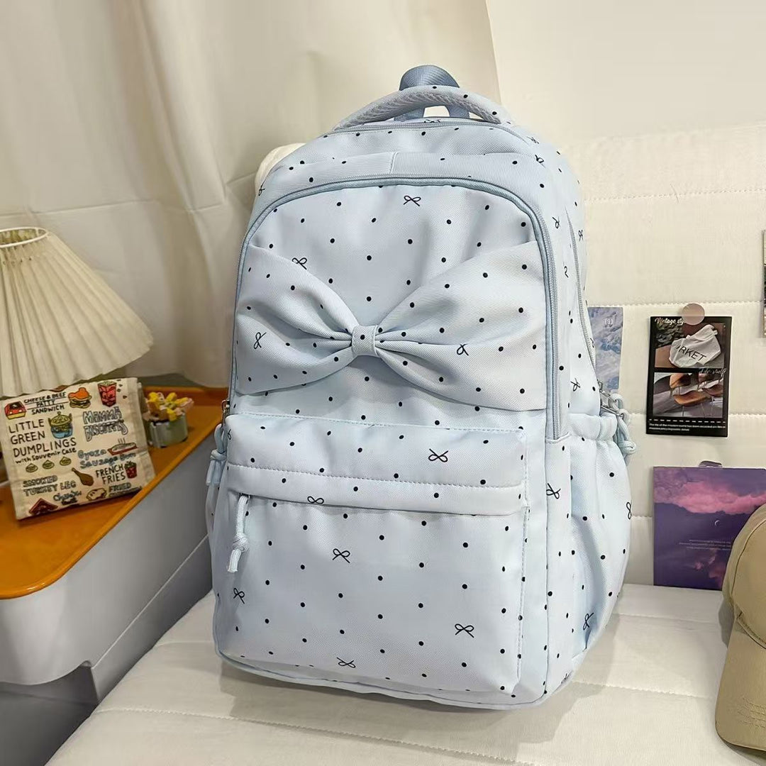 Charming Bow-Accent Backpack