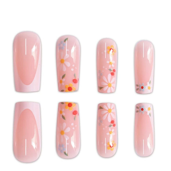 Floral Acrylic Nail Art Kalsten