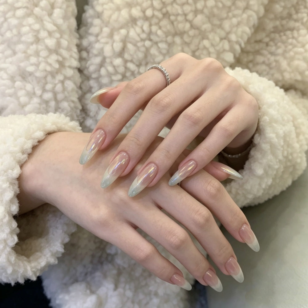 Glamorous Artificial Nails In Modern Ombre Design Kalsten