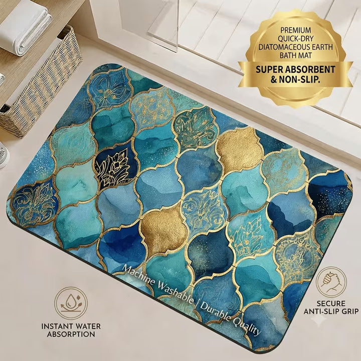 Quick-Dry Diatomaceous Earth Bath Mat Kalsten