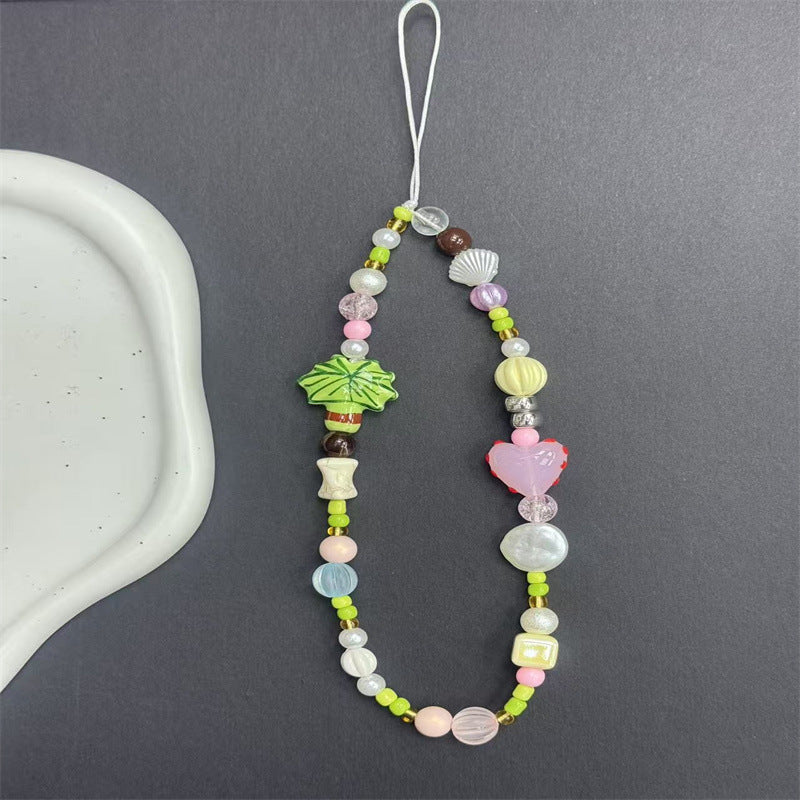 Whimsical Beaded Charm Necklace Kalsten 1790136000