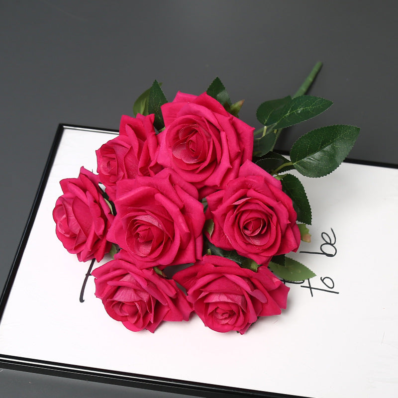 Decorative Faux Rose Bouquet for Home Decor