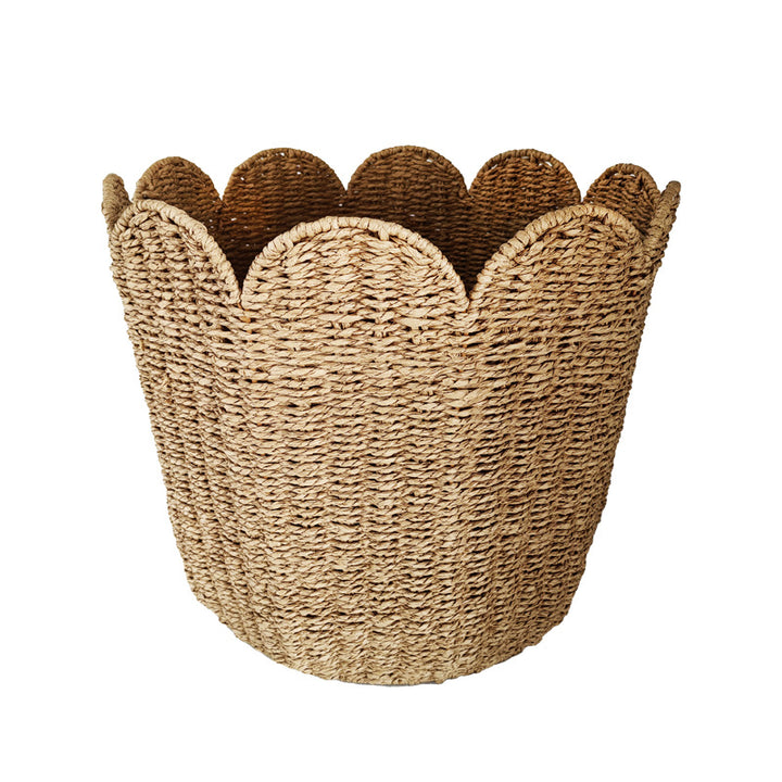 Decorative basket with wavy edge Kalsten