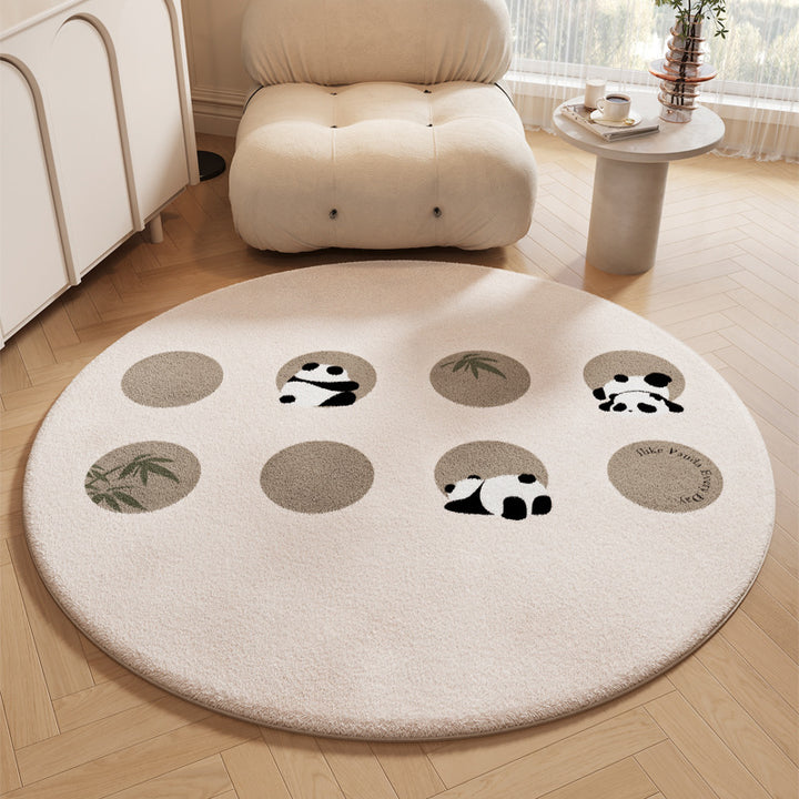 Decorative Pumpkin-Themed Round Area Rug
