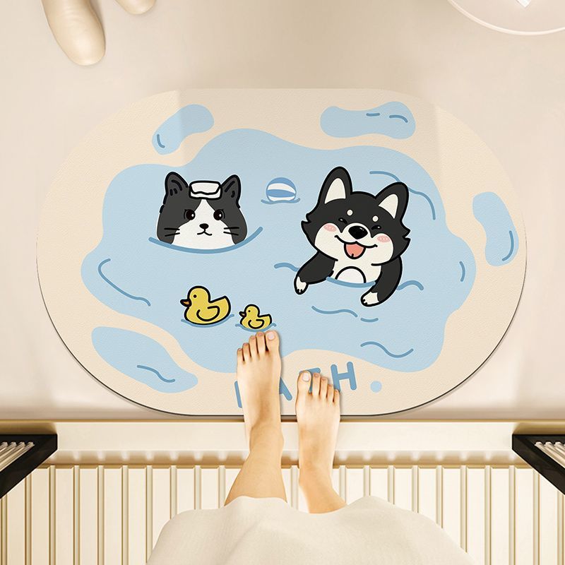 Natural Textured Bath Mat