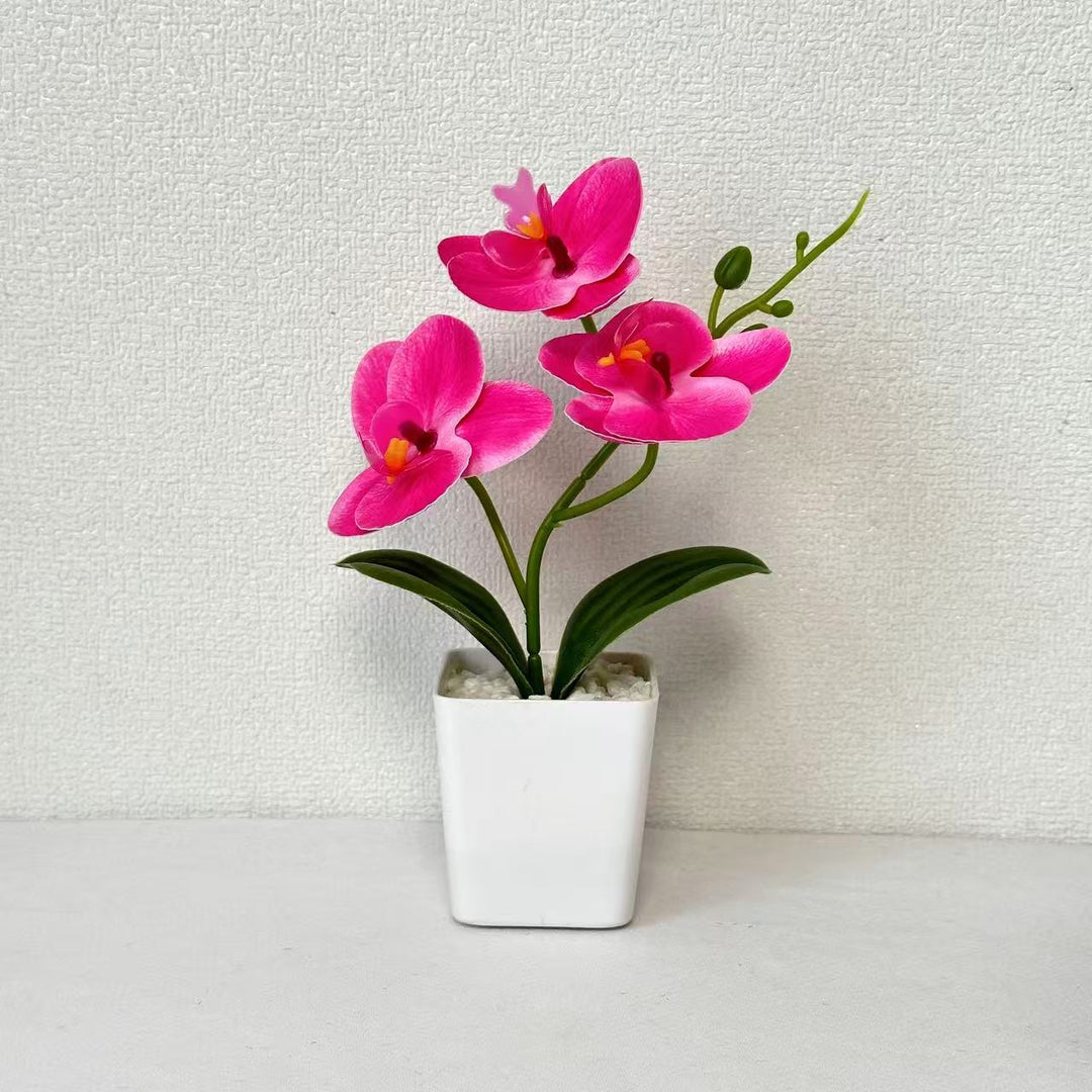 Elegantly Crafted Artificial Orchid Arrangement