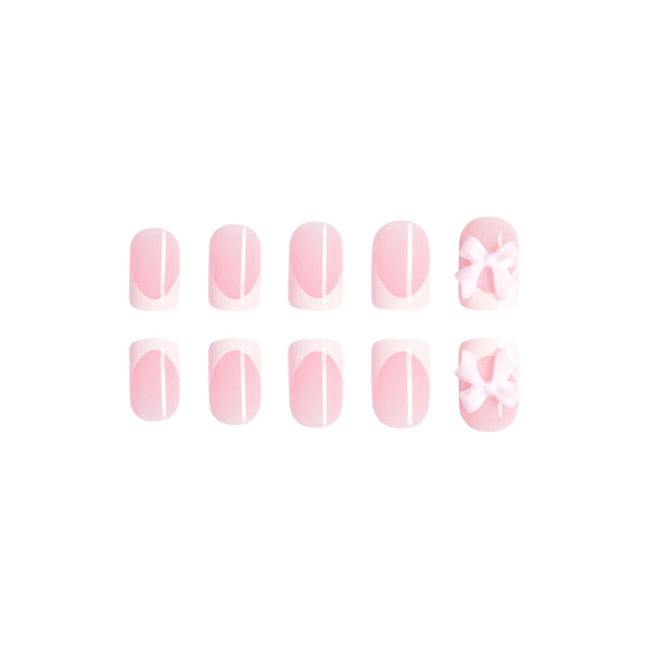 Artificial nails with cute bow designs Kalsten